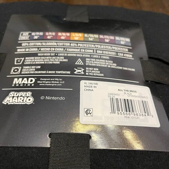 Super Mario Hoodie Men’s XL - Picture 5 of 5